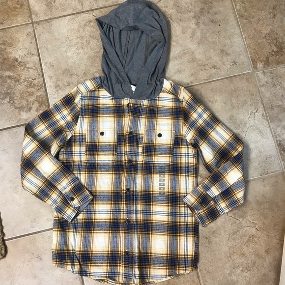 ▪️OshKosh Hooded Flannel - Picture 1 of 6